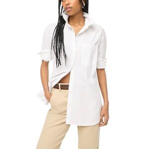 J Crew Factory Button Up Blouse Size Medium